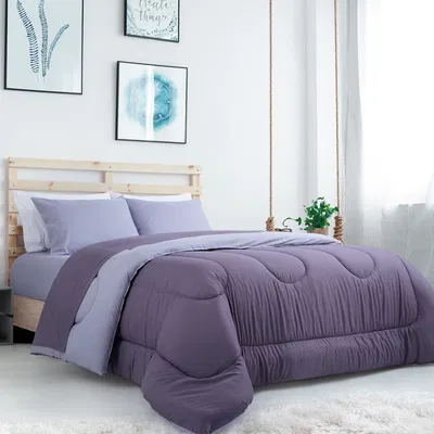 Acolchado Plus Basic Violeta  Liso  2 1/2 pl 