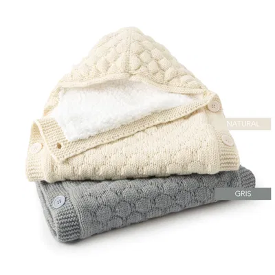 Porta Enfants tejido y corderito Gris 