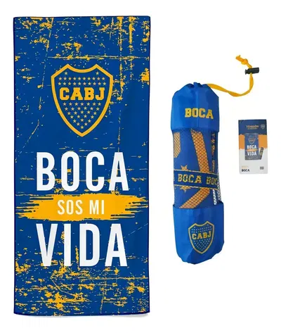 Toallon con estuche Boca Licencia