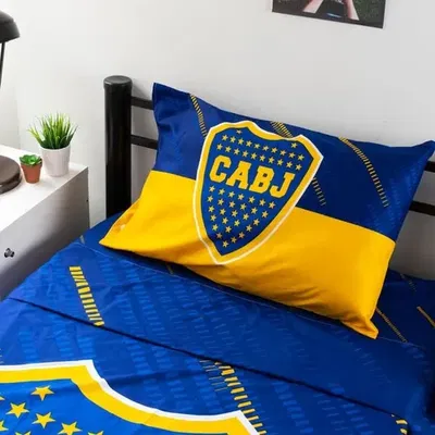 Sábana Boca  Escudo 1 1/2 pl 