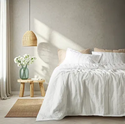 Cover Maui King Blanco  Con fundas de almohadas