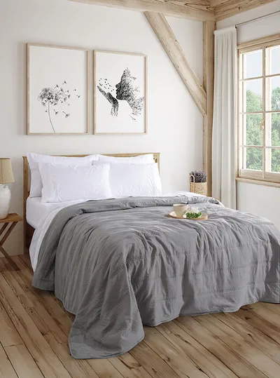 Cover Nepal Gris  1 1/2 pl