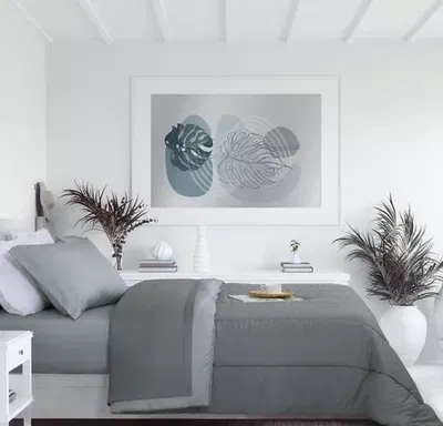 Acolchado Plus Basic Acero 1 1/2 pl 