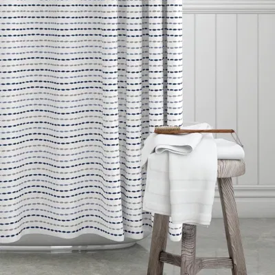 Cortina de baño teflonada Pespunte 