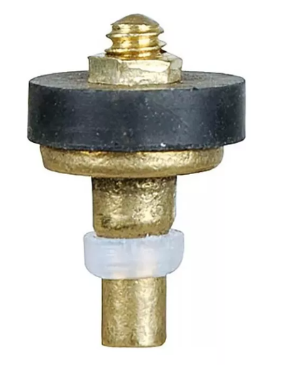 Válvula De Bronce Con Goma P/canilla Peirano C/tope Cuerito