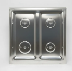 Plancha P/ Cocina Escorial 4 Hllas Master Full Acero Inoxid