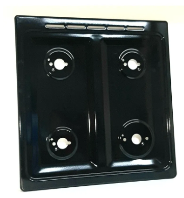 Plancha P/ Cocina Escorial 4 Hllas Enlozada Palace S2 Negra