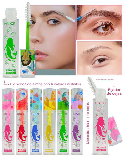 Pink 21 Mascara transparente Sirena