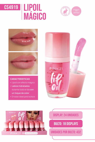 Pink 21 Lip Oil Magico