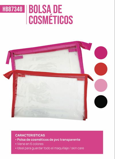 Porta Cosmeticos PVC Clasico