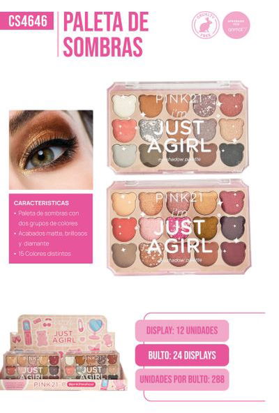 Pink 21 Just A Girl Palette