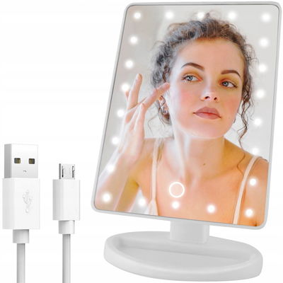 Espejo Led Make Up Rectangular grande