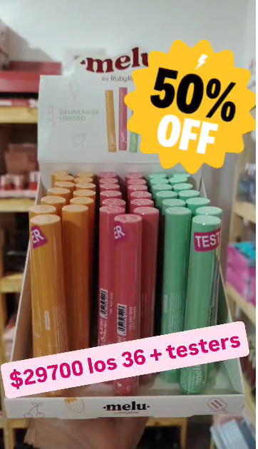 Ruby Rose Delineador Liquido Color 50% off x caja