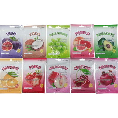 Mascarilla faciales Frutales x10 