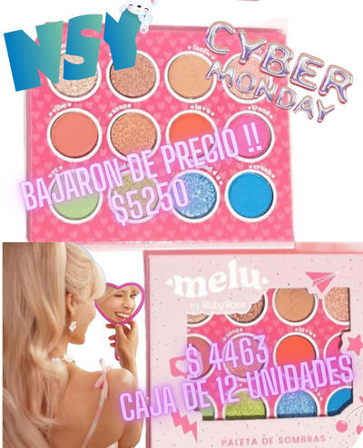 OFERTA Ruby Melu Paleta de sombras x caja 20%