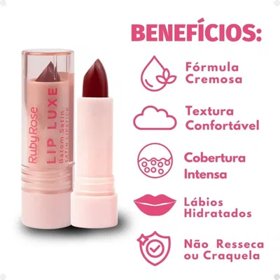 Ruby  Batom Satin Lip Luxe L6000  G2