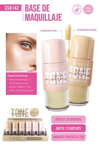Pink 21 Base Match Tone