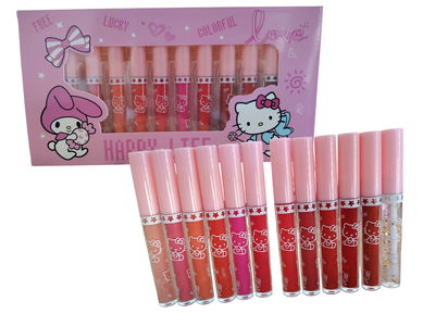 Set de 12 labiales Kitty