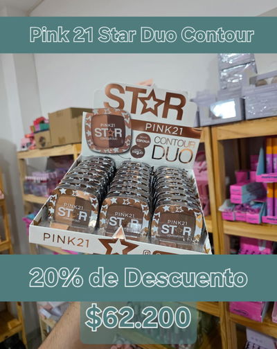 OFERTA  20% caja Pink 21 Star Duo Contour