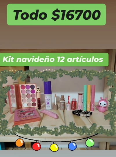 Kit Navideño 12 Articulos 25% off