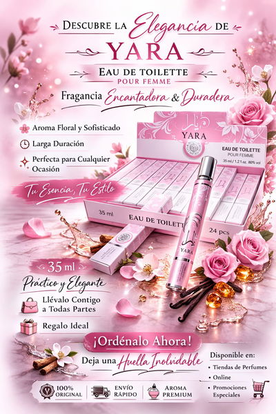 OFERTA Perfume cartera YARA  x 24 undiades 