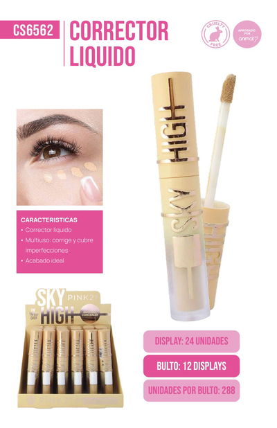 Pink 21 Corrector Liquido Sky High