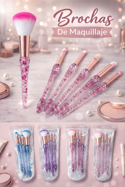 Set de 5 Brochas Cristal