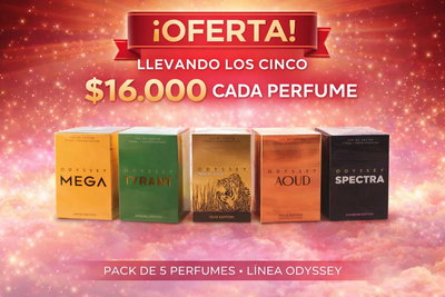 OFERTA X 5 PerfumeS Odyssey