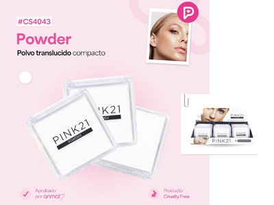 Pink 21 Polvo compacto fijador