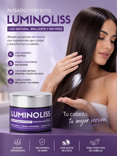 Alisado Lumino Liss 250 Ml Sin Formol