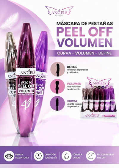 4Angels Mascara de Pestañas Peel Off Volumen 