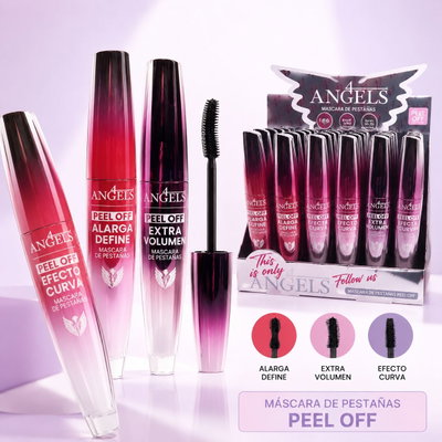 4Angels Mascara de Pestañas Efecto Peel Off Extra Volumen 