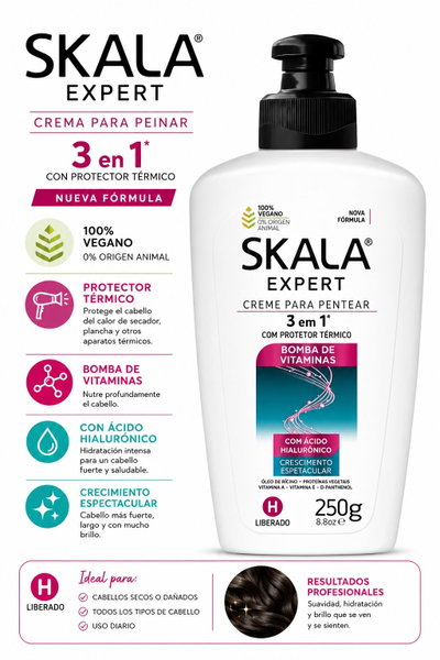 Skala Bomba de Vitamina Crema para peinar Expert 3 en 1