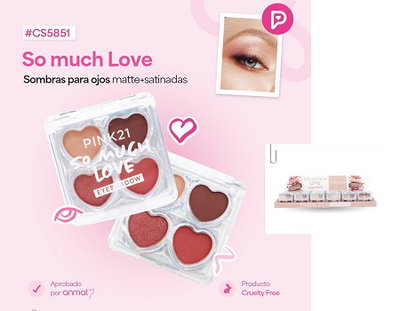 Pink 21 Paleta So Much Love 