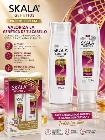 Skala Kit Shampoo + Acondicionador Genetiqs
