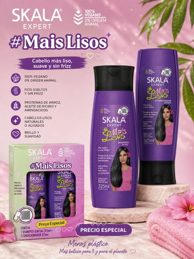 Skala Kit Shampoo + Acondicionador Mais Lisos