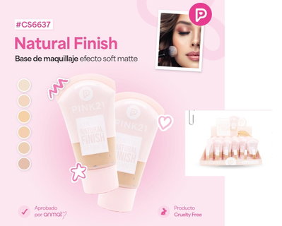 Pink 21 Base Natural Finish G1
