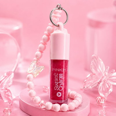 Pink 21 Lip Gloss Sweet Charm 