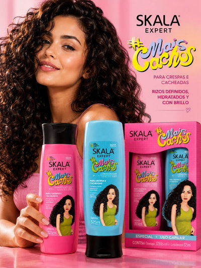 Skala Kit Shampoo + Acondicionador Mais Cachos