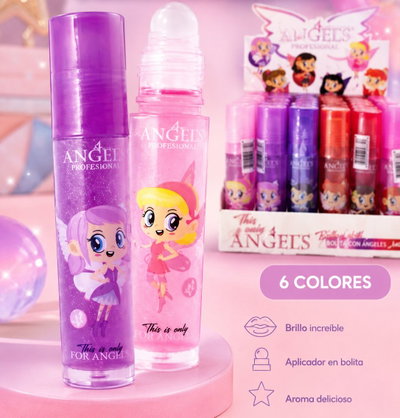 4Angels Brillo Labial Roll On glitter 