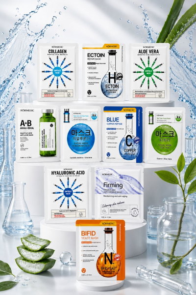 Mascarilla faciales Koreanas x10