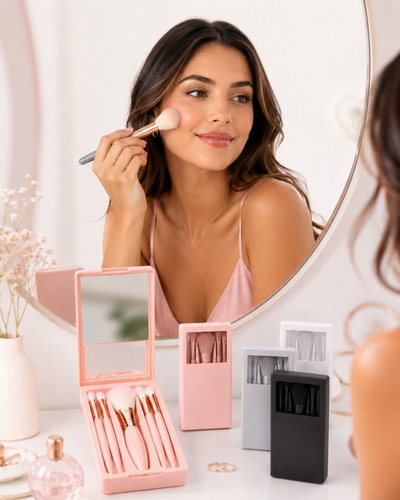 Set de 5 Brochas con espejo