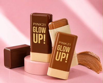 Pink 21 Contorno y Bronzer Glow Up