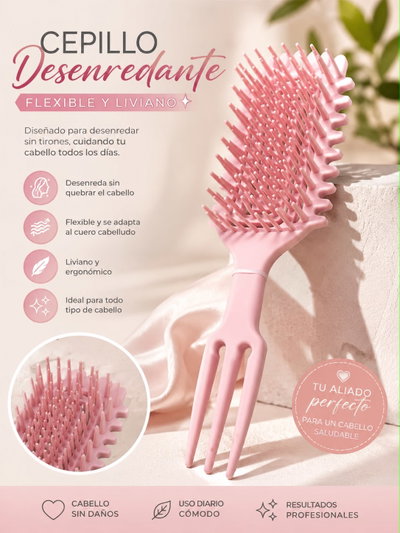 Cepillo desenredante + Peineton