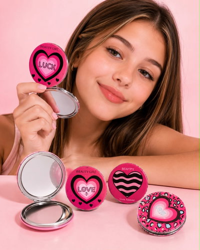 Espejos de cartera Corazon 