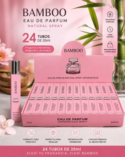 Perfume Cartera Bamboo x 24u OFERTA