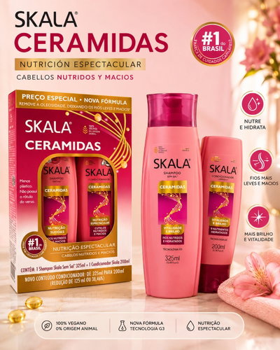 Skala Kit Shampoo + Acondicionador Ceramidas