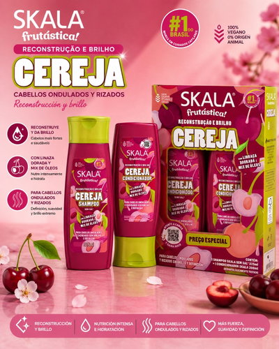 Skala Kit Shampoo + Acondicionador Cereza