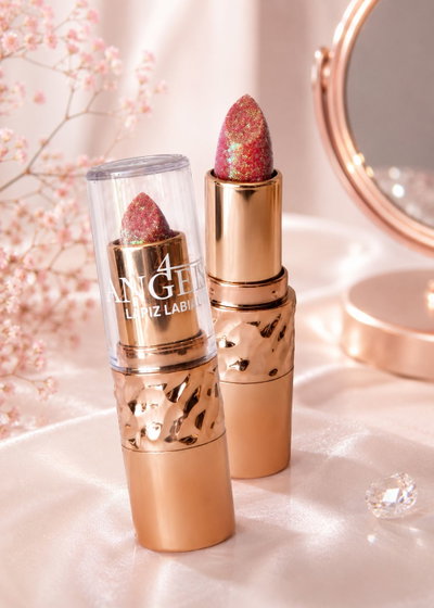 4Angels Labial en barra con glitter  