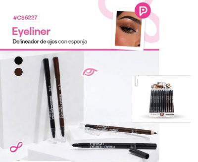 Pink 21 Delineador Ojos con Esponja